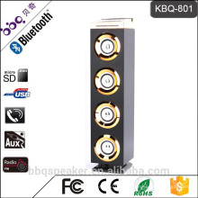 Bbq KBQ-801 4000mAh soporte más caliente del altavoz inalámbrico bluetooth de WoodTower con el banco del poder del micrófono